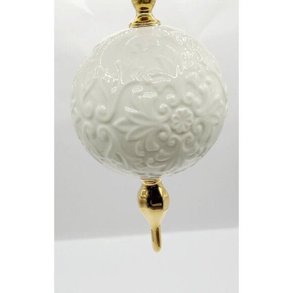 Lenox 120th Anniversary Finial 2009 Ornament Round Christmas Holiday Decor Boxed - Picture 4 of 9